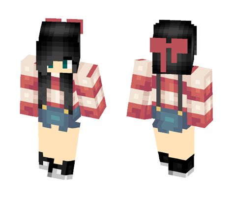 Get Cute black hair girl ???????????? Minecraft Skin for Free ...