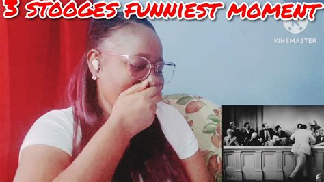 THE 3 STOOGES FUNNY MOMENTS / REACTION - YouTube