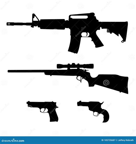 AR-15 Style Semi-Automatic Rifle, Bolt Action Rifle And Pistols ...