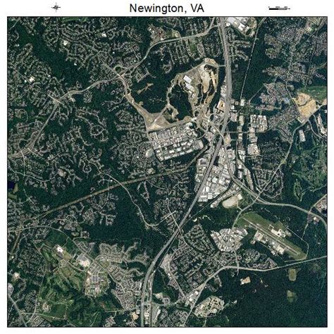 Aerial Photography Map of Newington, VA Virginia