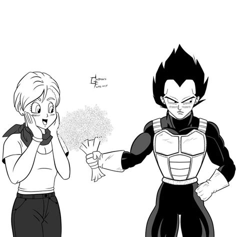 Vegeta and Bulma by LongRyu on DeviantArt