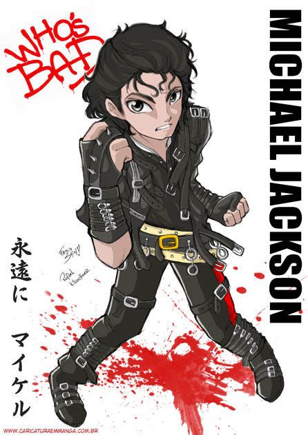 MJ bad cartoon - michael cartoons Photo (23209295) - Fanpop