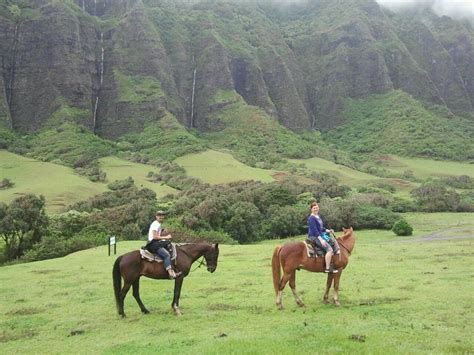 Greatest vacation spot of all time. Kualoa Ranch on Oahu, riding around ...