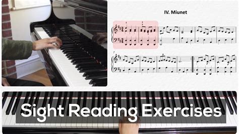 Sight Reading Sheet Music | Exercises for Piano | Video | Lesson - YouTube