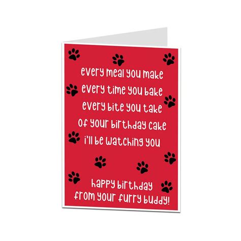 Dog Birthday Card. Funny Dog Birthday Card. Birthday Card Dog - Etsy