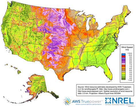 DOE provides detailed onshore wind resource map - U.S. Energy ...