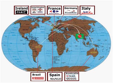 Download World Map Of Partner - Prime Meridian Map Countries ...