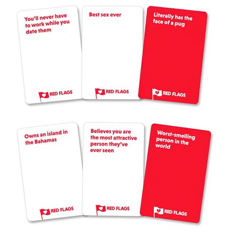 Red Flags: The Game of Terrible Dates Party Card Game - Yellow Octopus