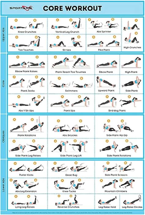 Back Exercise WALL CHART POSTER | ubicaciondepersonas.cdmx.gob.mx