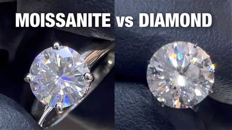 Moissanite vs Diamond (WHAT’S THE DIFFERENCE⁉️) - YouTube