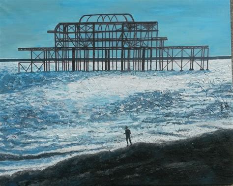 Brighton West Pier Coping Strategies, Brighton, Pier, West, Painting ...