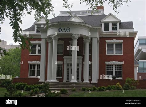 Phi Delta Theta fraternity house Pennsylvania State University USA ...