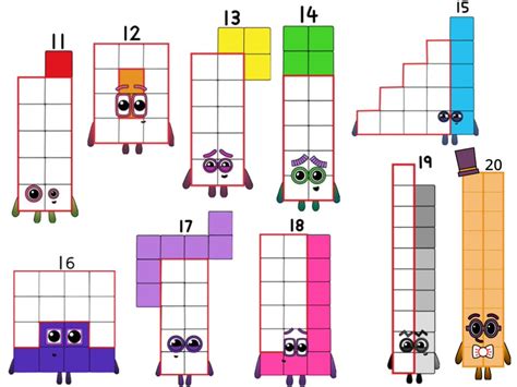 Cute Numberblocks 11-20 | Fandom