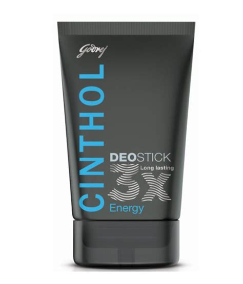 Cinthol Men's Deo Stick- Intense-Energy-Rush Pack Of 3 (40*3gm): Buy ...