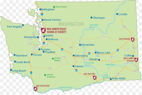 Washington State Campus Map