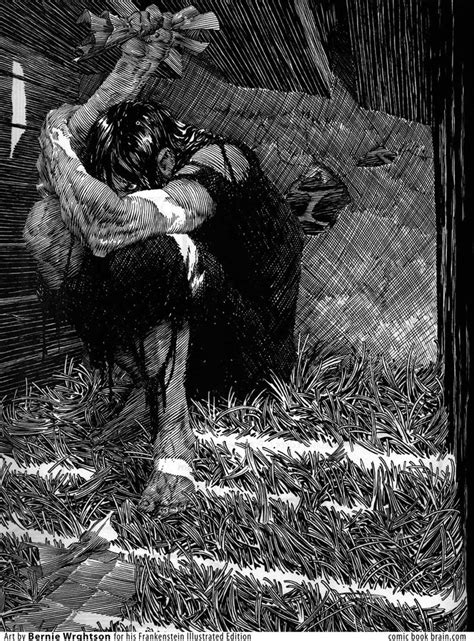 Frankenstein Illustration by Bernie Wrightson. | Frankenstein ...