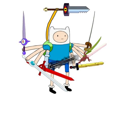 Every day Finn adds a unique sword to his collection. Day 9: The Jake's ...