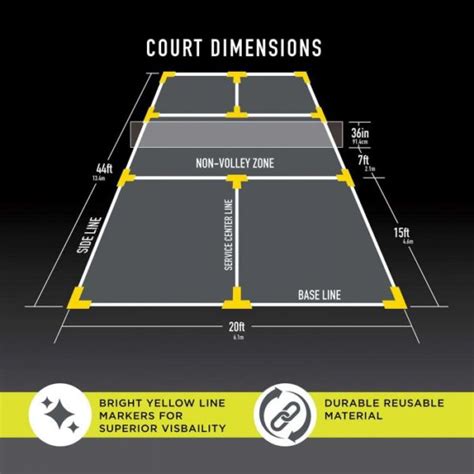 Pickleball Court Marking Kit – Geppetto's Toy Box