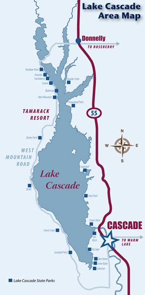 Cascade Lake Idaho Map - Sahara Map