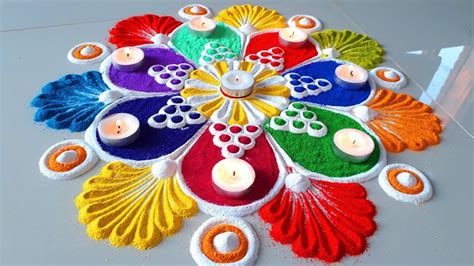 Diwali Beautiful Rangoli Designs/इस दिवाली पर बनाये Colourful Rangoli ...