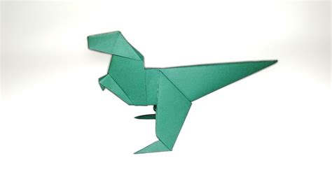 How To Make an Easy Origami Dinosaur