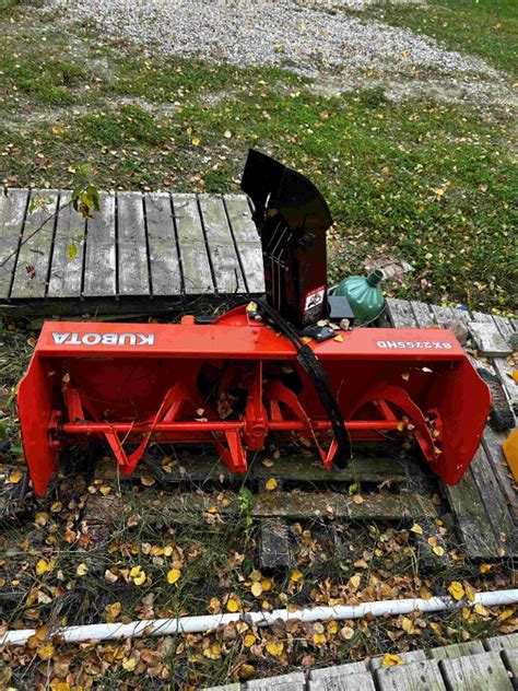 Kubota Snowblower and Blade for B2601 | Heavy Equipment | Strathcona ...