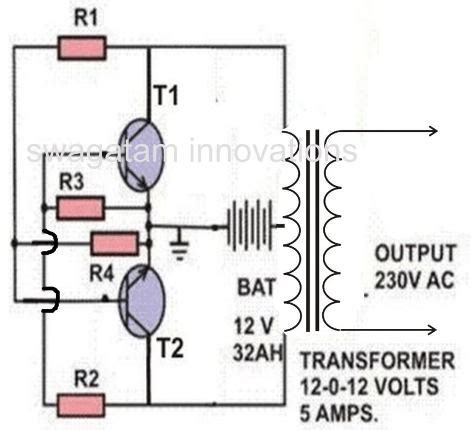 Sceneggiatura Vasca da bagno collegamento simple inverter circuit using ...