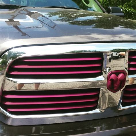 Ram truck with Plasti dip purple grill | Pink truck accessories, Truck ...