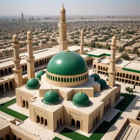 Grand mosque in Baghdad with architect Frank Lloyd W...