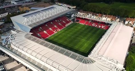 Stunning drone video shows Bristol City's Ashton Gate stadium as you’ve ...