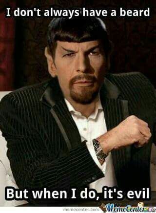 StarTrek: Evil Spock with a Beard