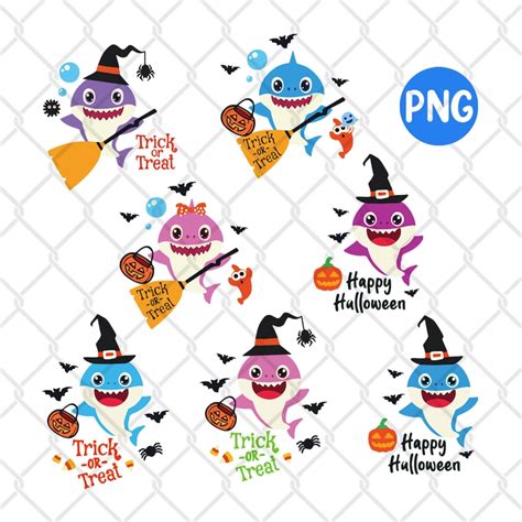 Baby Shark Halloween Png Files Happy Halloween Digital - Etsy