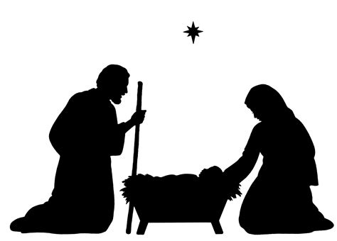 Nativity silhouette free nativity silhouette clipart 3 - WikiClipArt