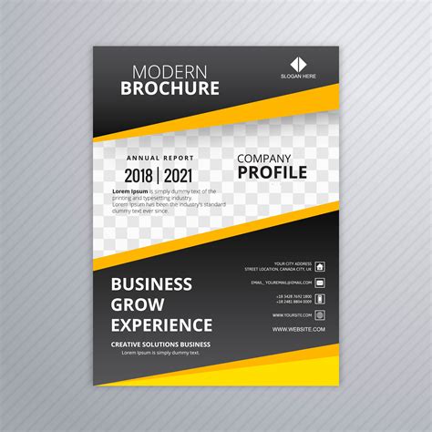 Modern business brochure template professional design illustrati 258576 ...