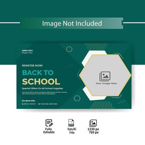 back to school banner design 10756311 Vector Art at Vecteezy