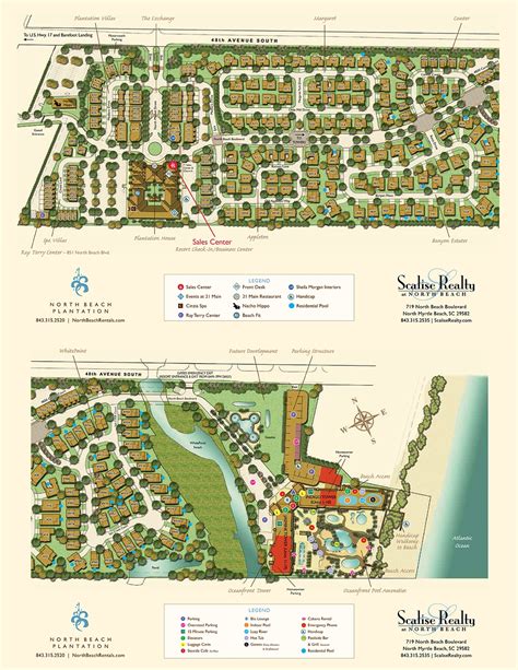 Maps and Planning - The Cottages at North Beach Plantation