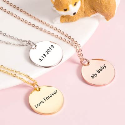 Personalized Pet Head Portrait Necklace Photo Necklace - GetNameNecklace