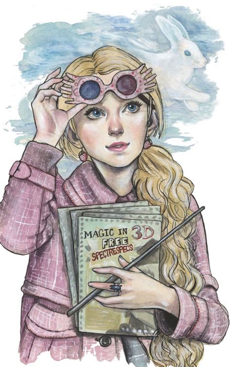 Luna Lovegood - Print | Harry potter drawings, Luna lovegood, Harry ...