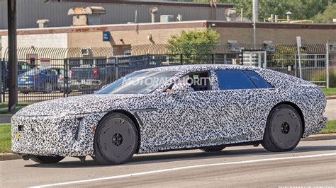 2025 Cadillac Celestiq spy shots and video: Flagship EV takes to the road