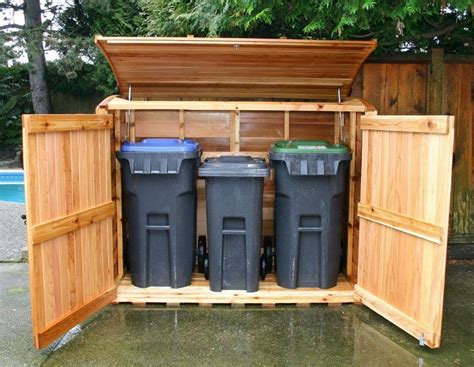 Outdoor Living Today | 6x3 Oscar Trash Can Storage Shed OSCAR63 ...