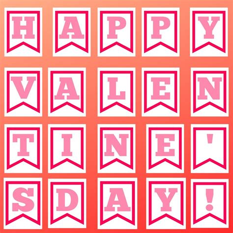 4 Easy DIY Valentine's Day Printable Banners (Free!) - The Peculiar ...