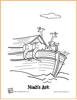 Noah's Ark | Free Printable Coloring Page