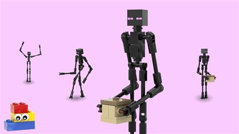 LEGO Minecraft: Super-Poseable Enderman MECH Tutorial (Minifig Scale ...