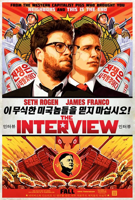 The Interview Poster: Seth Rogen and James Franco Are Propaganda | Collider