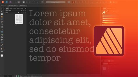 How to Add and Edit Lorem Ipsum Filler Text in Affinity Publisher V2 ...