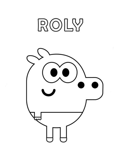 Roly from Hey Duggee Coloring Page - Free Printable Coloring Pages for Kids