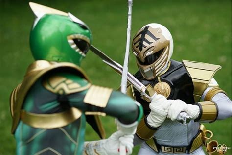 Power Rangers Mighty Morphin Green Ranger Vs White Ranger