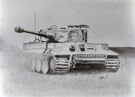 Tiger Tank drawing by Darstrom on DeviantArt