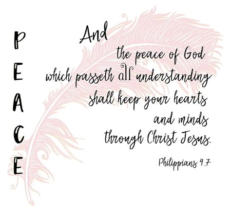 "Peace of God Bible Verse" by motivateme | Redbubble