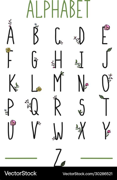 Easy Fonts Alphabet Letters